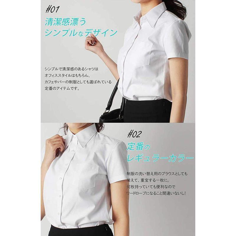 限定価格セール レディース ブランシェ ブラウス 5s レギュラー レディースシャツ ブルー ピンク 黒 白 半袖 ワイシャツ シャツ 透けない 5枚セット その他ワイシャツ Www Collectiviteslocales Fr