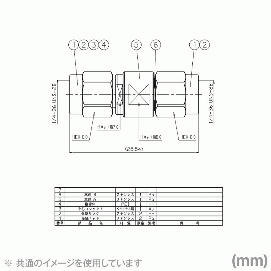 取寄 トーコネ(旧東洋コネクタ) K292-A-PP 2.92 mm(k) 同軸コネクタ中継アダプタ TC_1