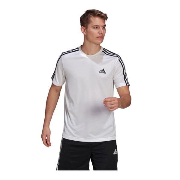 春夏新作モデル Adidas アディダス サッカーシャツ D2m 3ストライプ Tシャツ ホワイト Gm2156 Whitesforracialequity Org