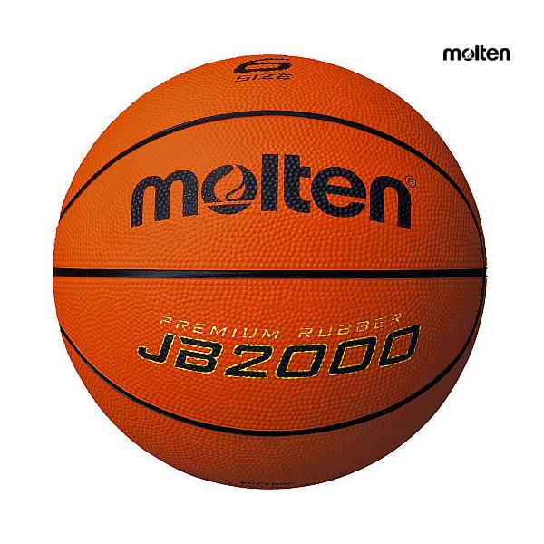 molten モルテン 女子用 ゴム素材 JB2000 バスケットボール 6号球 オレンジ B6C2000｜bukatu