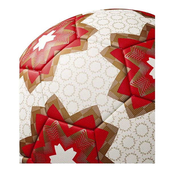 サッカーボール 5号球 天皇杯 試合球 molten モルテン 検定球  ホワイト レッド F5E5000Hの画像