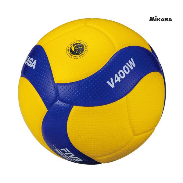 【極美品】ミカサ4号球 検定球 V400W 中学生 MIKASA（ミカサ） ネーム加工可 バレーボール 4号球 公式試合球