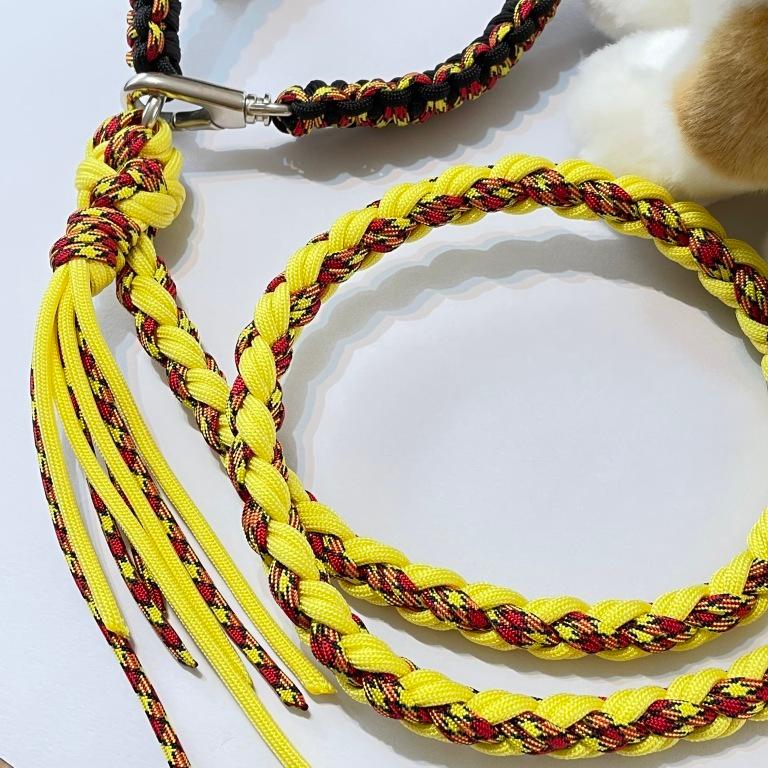 わんこリード 大型犬 カフェリード PARACORD パラコード リード ペット