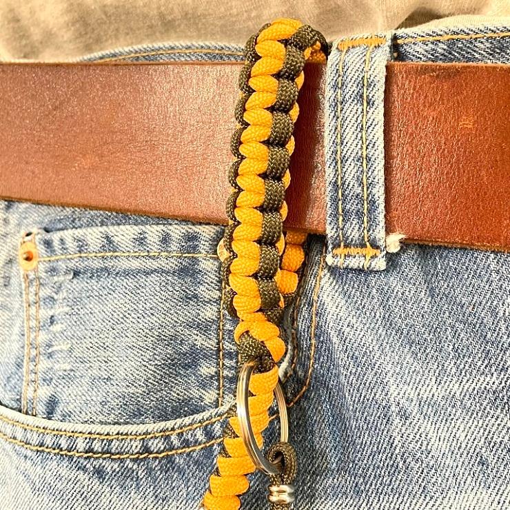 ウォレットチェーン ベルトループ パラコード パラシュート バイカー