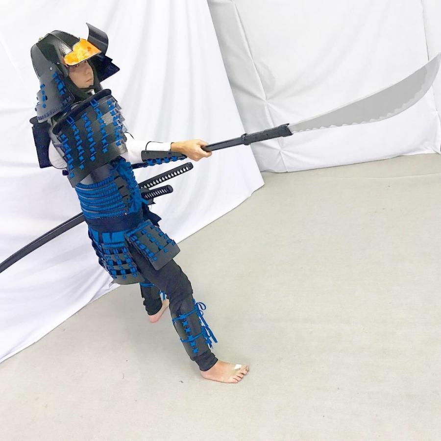 正規通販】【正規通販】演劇に!コスプレに!イベントに!舞台用甲冑セット(鎧・兜・籠手・脛当)黒甲冑青糸毛引威(刀はついてません!)Mサイズ その他のコスプレ衣装 七福神 衣裳 毘沙門天 セット h神9154 七福神衣装 びしゃもんてん 受注生産品