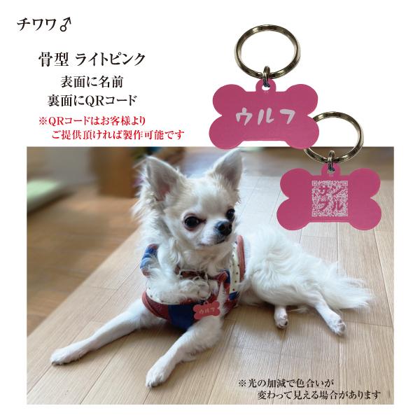 迷子札 骨型 アルミ製 オマケ付き ネームプレート 名札　小型犬 中型犬 大型犬 |  | 08