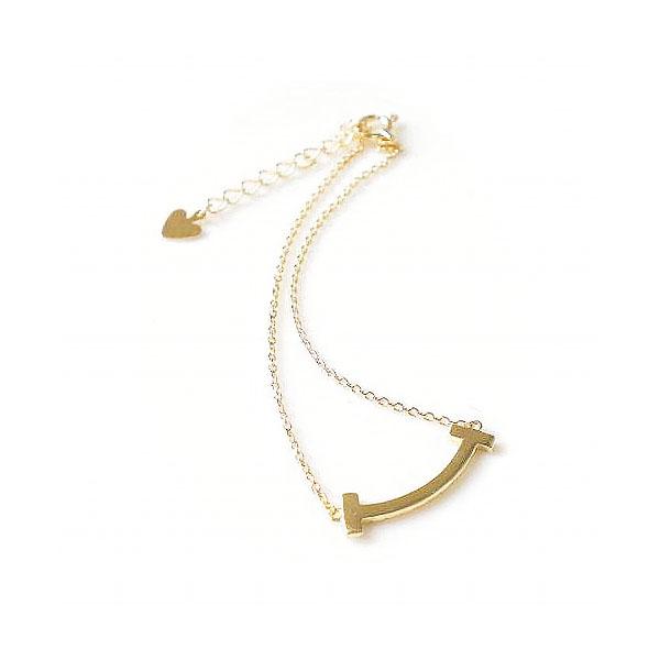 ブレスレット ダイヤモンド 0.10ct K18 k18 ゴールド PG WG レディース 