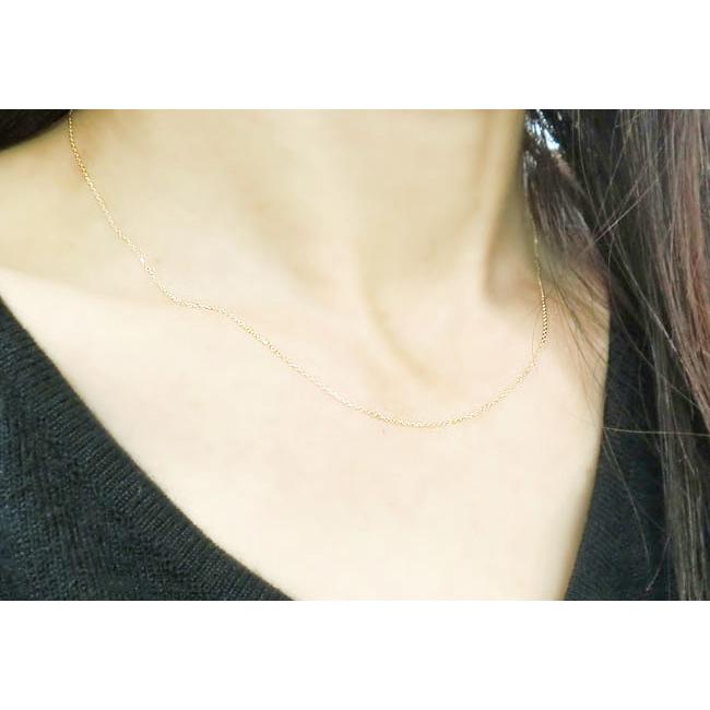 K18 K18YG K18PG チェーン ネックレス 40cm アズキチェーン カット