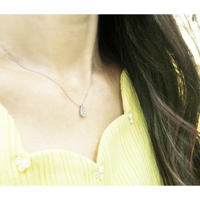 ドロップダイヤモンド ネックレス 0.20ct ❤️プラチナPt