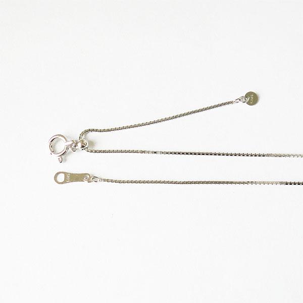 K18WG ネックレス 一粒 ダイヤモンド 0.20ct アンティーク調 ベネチアンチェーン 18金 ホワイトゴールド 誕生石 ペンダント レディース ジュエリー 送料無料_4