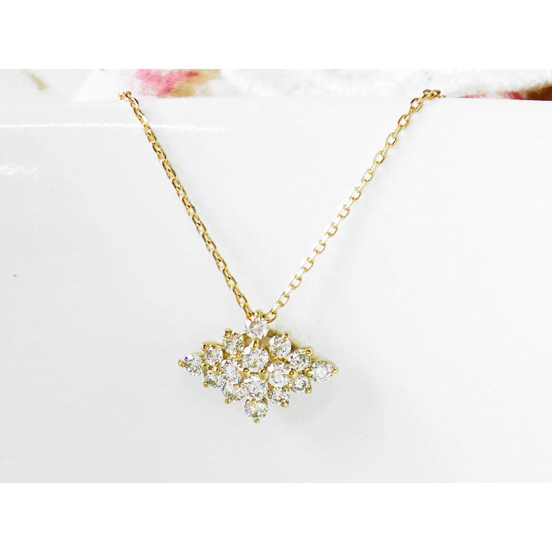 k10 ネックレス ダイヤモンド 0.3ct ダイヤネックレス ペンダント 