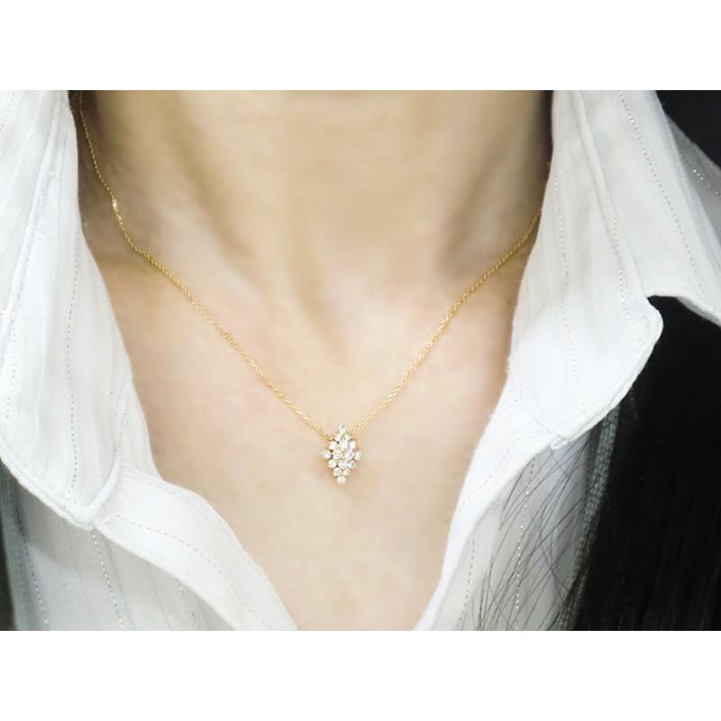 k10 ネックレス ダイヤモンド 0.3ct ダイヤネックレス ペンダント 