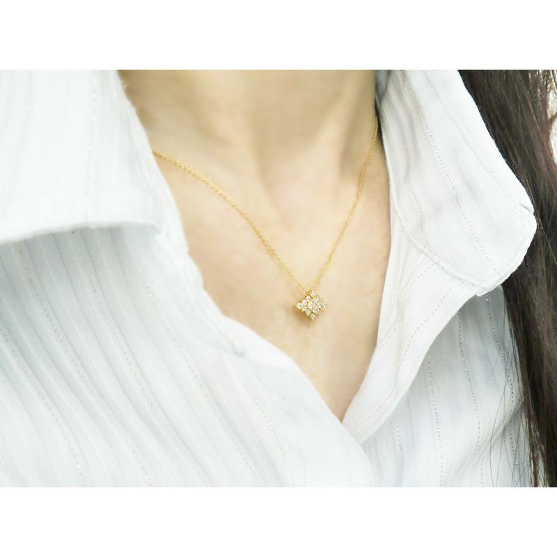 k10 ネックレス ダイヤモンド 0.3ct ダイヤネックレス ペンダント 