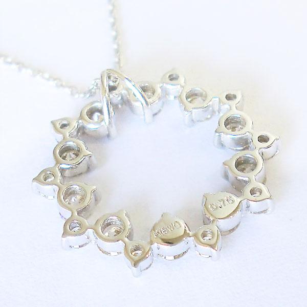 k18 ネックレス ダイヤモンド 0.75ct ダイヤネックレス ペンダント  