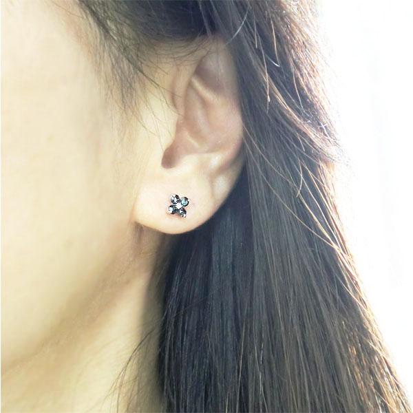 K18 k18 ダイヤモンド ブラックダイヤモンド 0.50ct ローズカット 