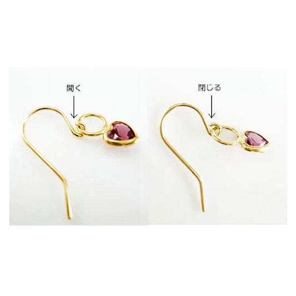 フックピアス k18YG/K18PG パーツ 金具 フックのみ ピアス フック 0.6