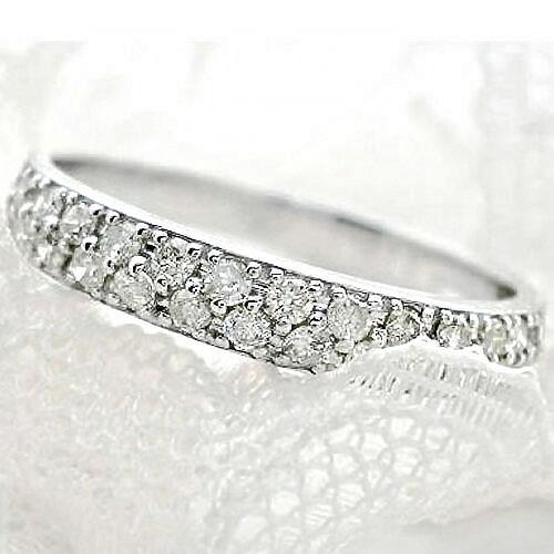 k18 ダイヤモンド 0.3ct パヴェ K18 リング 誕生石 18金 ゴールド YG