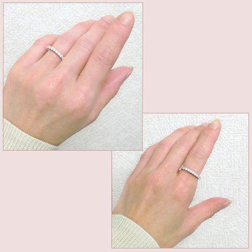 K18 エタニティ リング ハーフエタニティ ダイヤモンド 0.50ct k18 18 