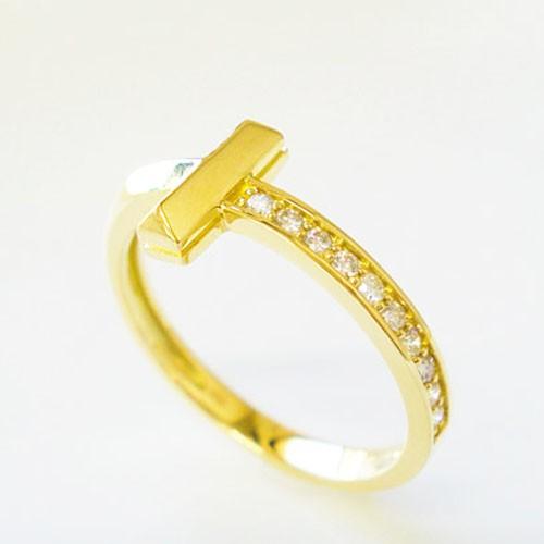 指輪 リング イニシャル k18 K18 ダイヤモンド 18金 ゴールド ピンクゴールド ホワイトゴールド ペアリング お揃い レディース アクセ ジュエリーの画像