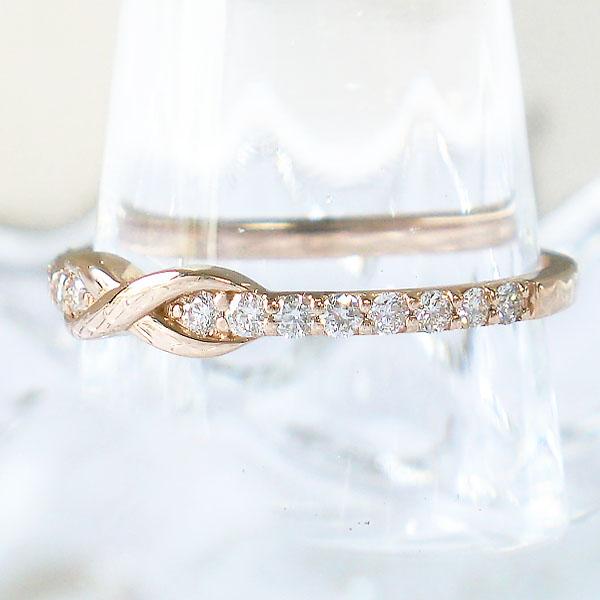 エタニティ リング ダイヤモンド インフィニティ ∞ K10 ハーフ