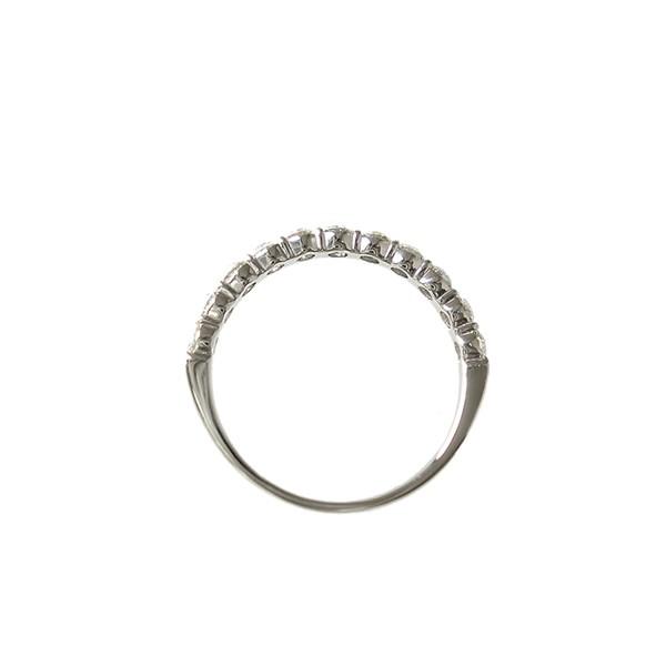 プラチナ ハーフエタニティリング ダイヤモンド 0.7ct 指輪 エタニティリング Pt900 エタニティ レディース ジュエリー プレゼント 記念日 送料無料の画像