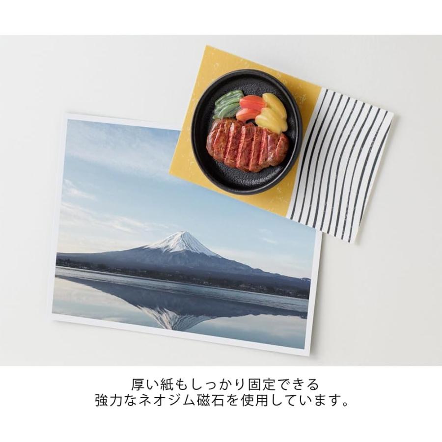 【送料無料】　郵便受届け　ミドリ 磁石 ミニ　マグネット 1個入  ステーキ柄 43445006　おみやげ　インバウンド |  | 04