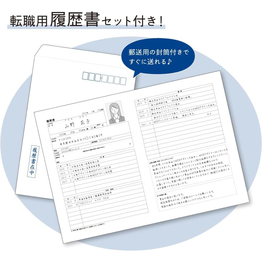 SASAGAWA 簡単作成 退職届 退職願 履歴書付き 44-506 もうむり 退職