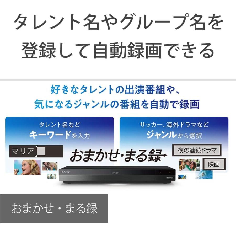 SONY（ソニー） 2TB 2チューナー 4K ブルーレイレコーダー BDZ-FBW2200