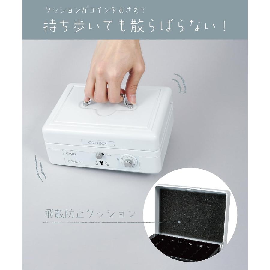 カール事務器 手提げ金庫 キャッシュボックス A6 CB-8250 ピンク カール事務器 手提げ金庫 キャッシュボックス A6 CB-8250 ピンク