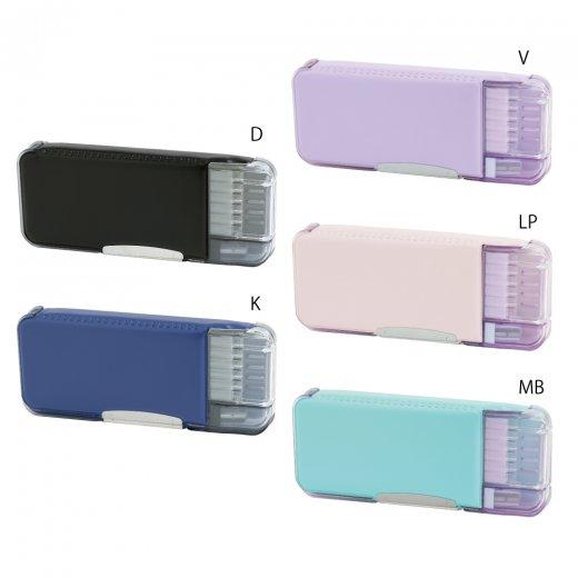 ソニック　えんぴつ　チェック　両面　筆入　Ｗシート補強　うかサポ　FD-8445　ブラック　ネイビー　バイオレット　ライトピンク　ミントブルー |  | 09