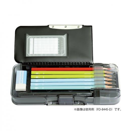 ソニック　えんぴつ　チェック　両面　筆入　Ｗシート補強　うかサポ　FD-8445　ブラック　ネイビー　バイオレット　ライトピンク　ミントブルー |  | 01