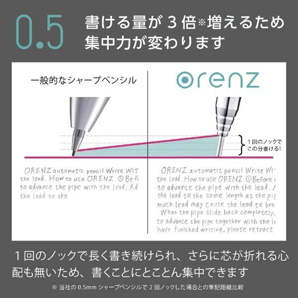 【10周年限定】　ｏｒｅｎｚ　オレンズ　シャープペン　XPP502-ANW D S　XPP503-ANN C V　XPP505-ANA W　折れないシャープペンシル |  | 11