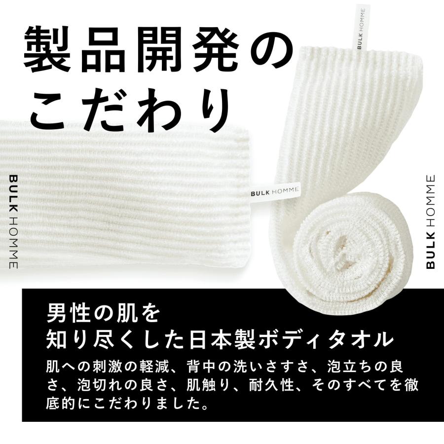 BULK HOMME（バルクオム） ボディタオル【バルクオム公式】 THE BODY