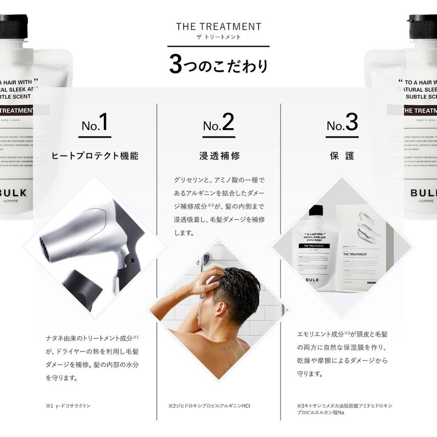 バルクオム シャンプー トリートメント スキャルプセラム HAIR CARE SET BULK HOMME｜bulkhomme｜08