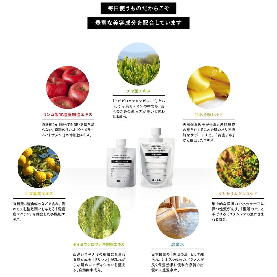 BULK HOMME 【医薬部外品】＼3/12リニューアル／THE FACE WASH&THE