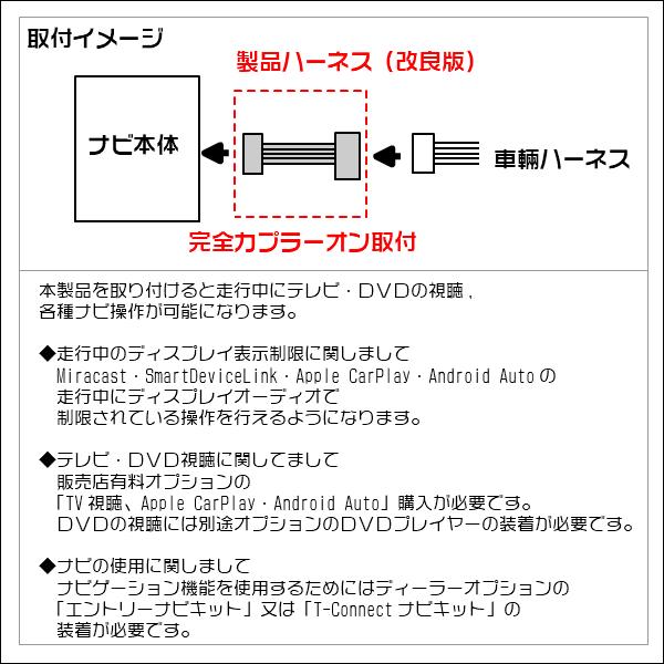 テレビキャンセラー ヤリス (R2.2〜R6.1) トヨタ ディスプレイ