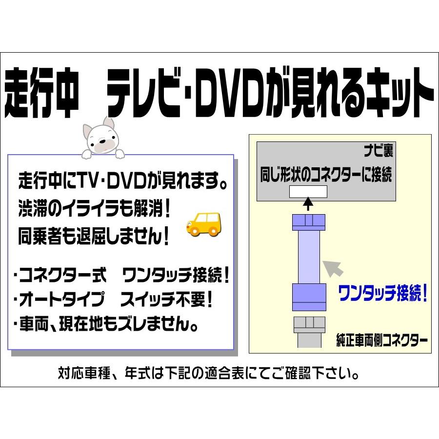 テレビキット 30系 セルシオ 後期 UCF30・UCF31 (H15.8〜H18.5) 走行中