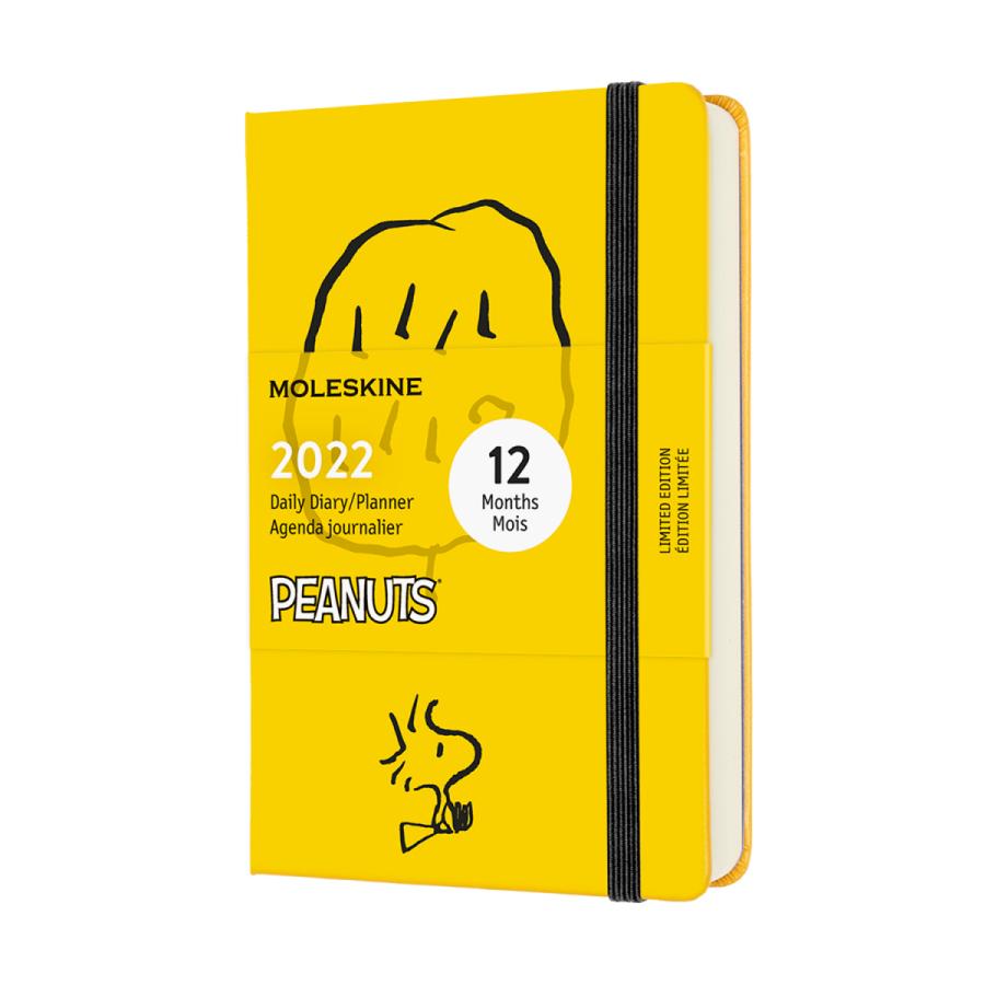 Moleskine モレスキン 手帳 22年 1月始まり 12カ月 デイリーダイアリーピーナッツ イエロー ポケットサイズ Dpe12dc2y22 Bulldog 通販 Yahoo ショッピング