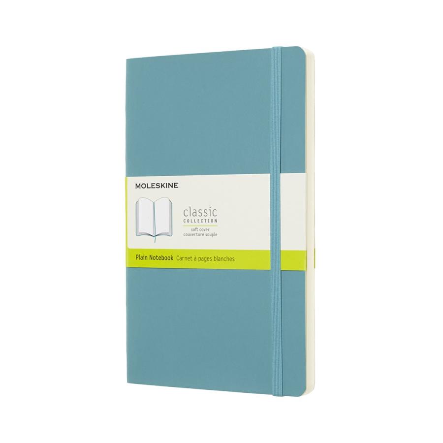 Moleskine モレスキン カラーノートブック ソフトカバー プレーン 無地 Large リーフブルー 8058341715529 Bulldog 通販 Yahoo ショッピング