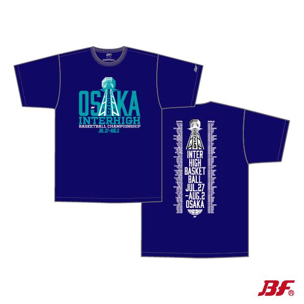 記念TシャツB柄 大阪インターハイ2026 バスケ IH 近畿 出場校 通天閣