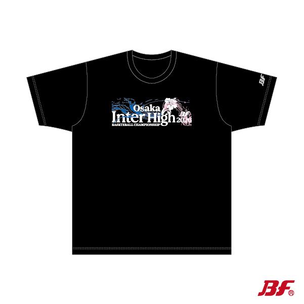 記念TシャツC柄 大阪インターハイ2026 バスケ IH 近畿 シンプル : 株式