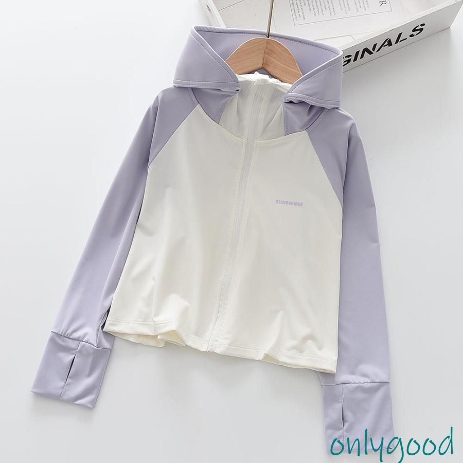 パーカー 日焼け止め服 キッズ UVカット 接触冷感 紫外線対策 冷房対策 子供服 男の子 女の子 フード付き 長袖 日焼け止め ひんやりタッチ 涼しい | ブランド登録なし | 04
