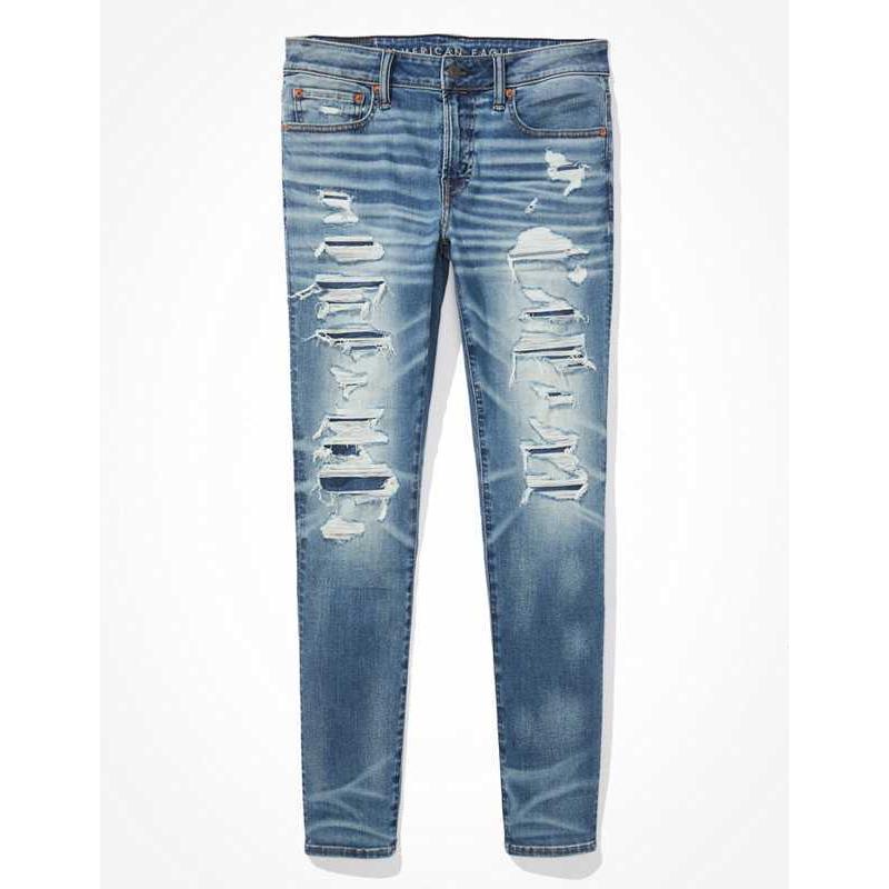 今日の超目玉 ジーンズ アメリカンイーグル ジーパン デニムパンツ ジーンズ メンズ アメリカンイーグル デニムパンツ Aeo 新作 ズボン ボトムス パッチワーク エアフレックス360 メンズ スキニー ジーパン ボトムス パンツ Albinofoundation Org