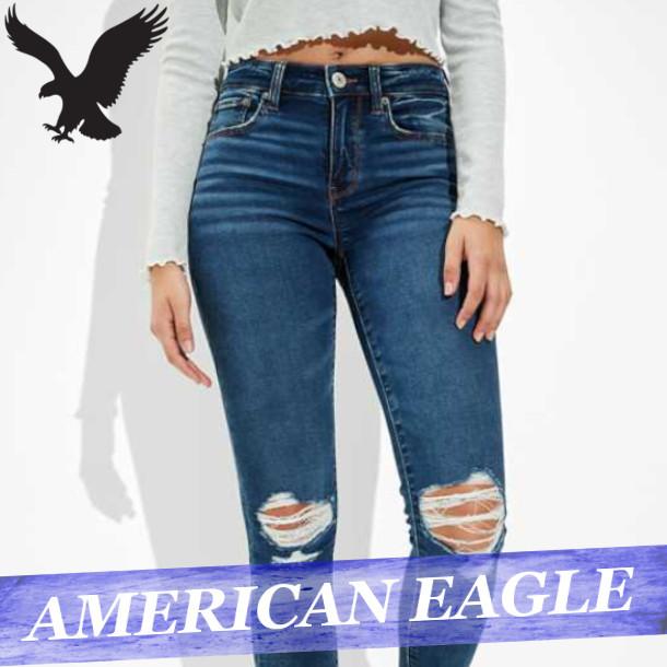 人気のファッションブランド Aeo 新作 ボトムス リップド ネクストレベル ウィメンズ レディース ジェギング ジーパン デニムパンツ ジーンズ アメリカンイーグル ジーパン デニムパンツ ジーンズ アメリカンイーグル ボトムス パンツ Www