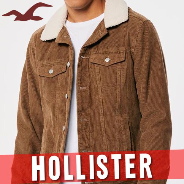 ホリスター デニムジャケット アウター メンズ メンズ ファッション バーシティ デニム ボンバー ダウンコート ジャケット 新作 アバクロ