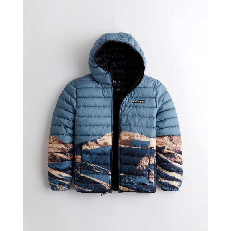 割引購入 中綿 ダウンジャケット ホリスター アウター ダウン ジャケット メンズ アバクロ ホリスター パーカー アバクロ 新作 ジャケット フード コート アウター