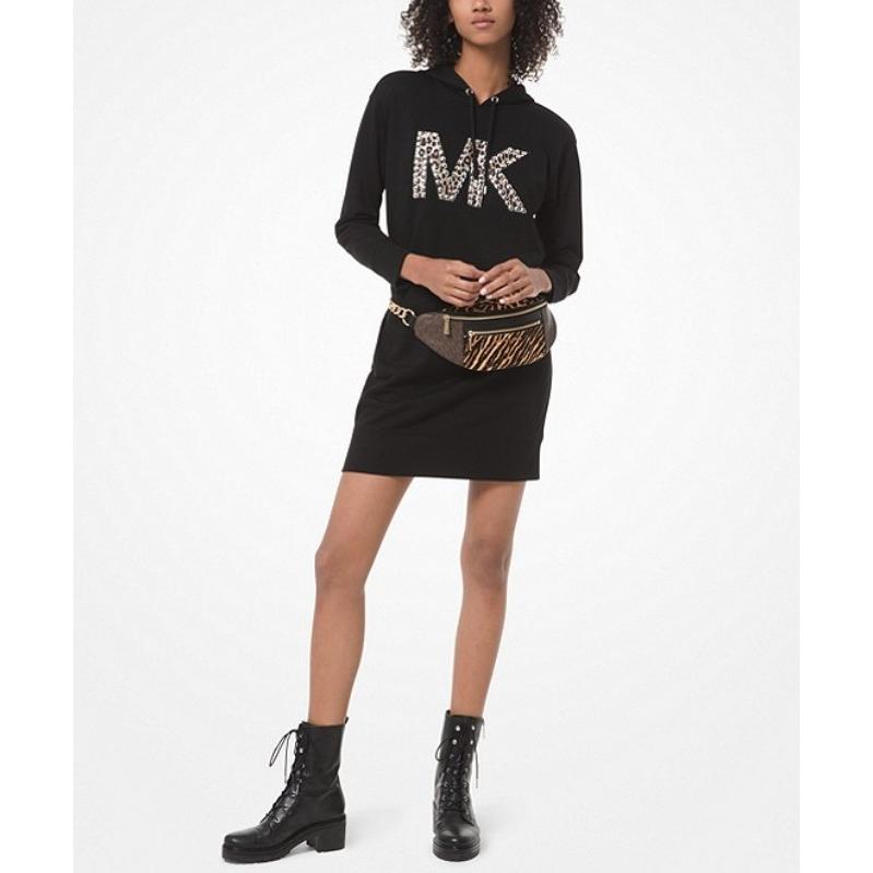 人気商品ランキング フード 長袖 ショート ミニ丈 ウィメンズ レディース スカート ドレス ワンピース マイケルコース ドレス ワンピース スカート マイケルコース パーカー Kors Michael 新作 Xxs Xl ロゴ ワンピース チュニック