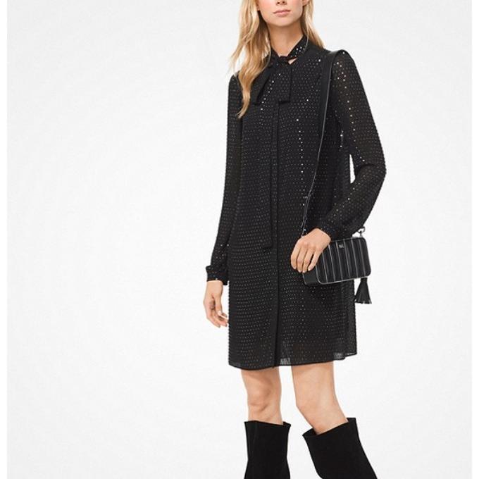 新作入荷!!】マイケルコース ワンピース ドレス タイネック KORS