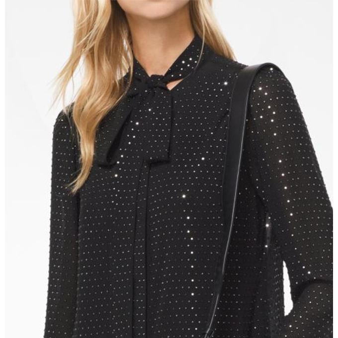 新作入荷!!】マイケルコース ワンピース ドレス タイネック KORS