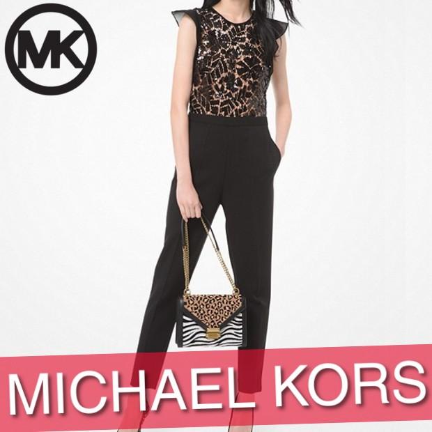マイケルコース ノースリーブ オールインワン Kors ワンピース レディース カバーオール ジャンプスーツ 新作 Michael レディースファッション スパンコール レース 袖なし Kors